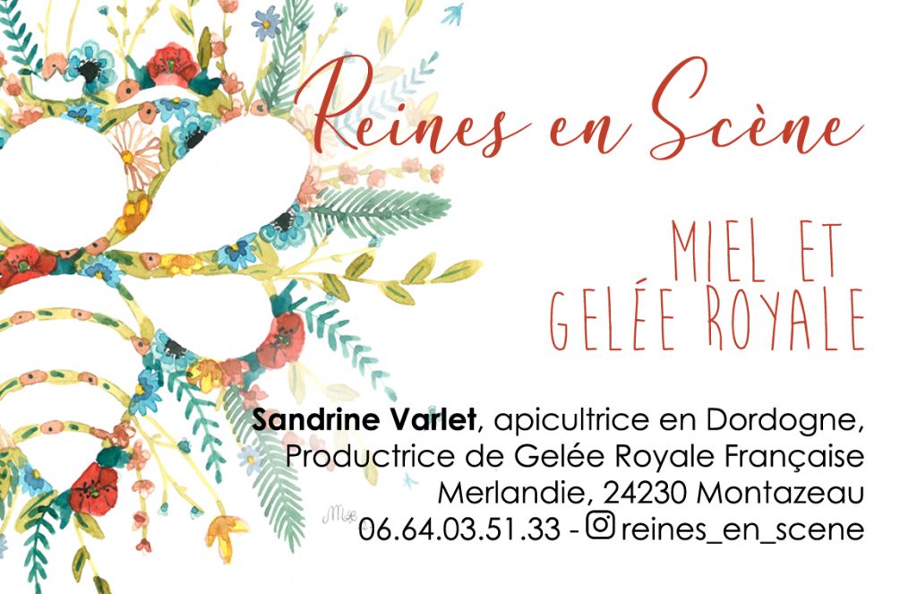 Productrice de Gelee Royale Française et de miels et de pollen et de propolis en Dordogne France